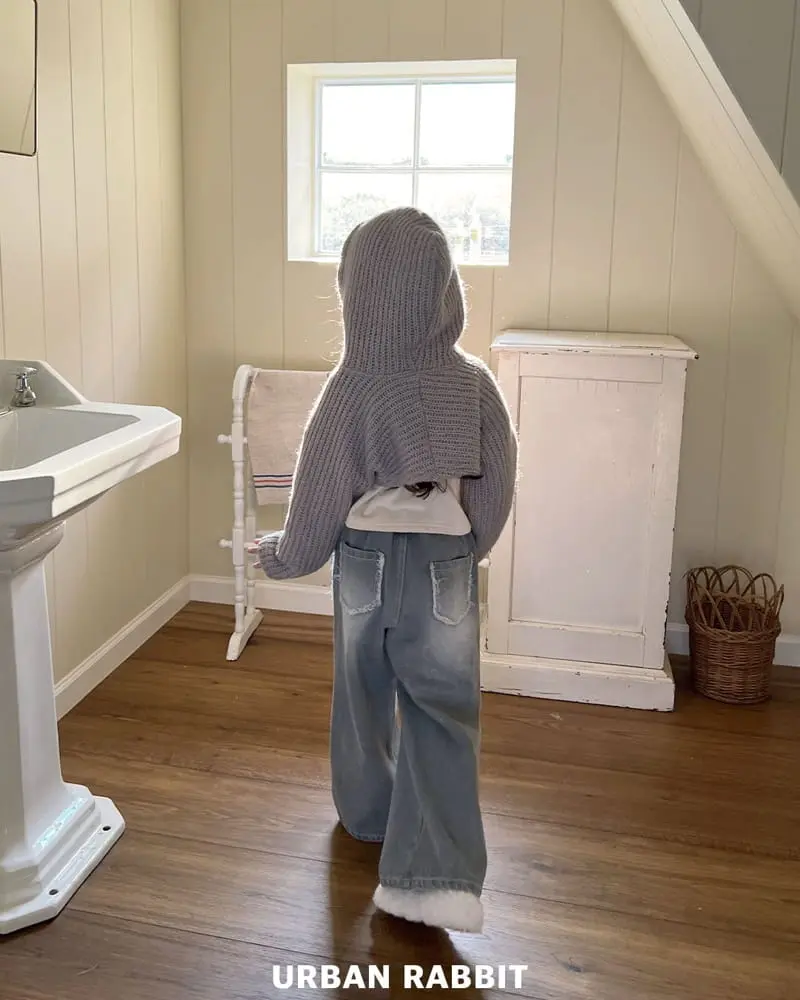 Urban Rabbit - Korean Children Fashion - #childofig - Deggi Fleece Jeans - 10