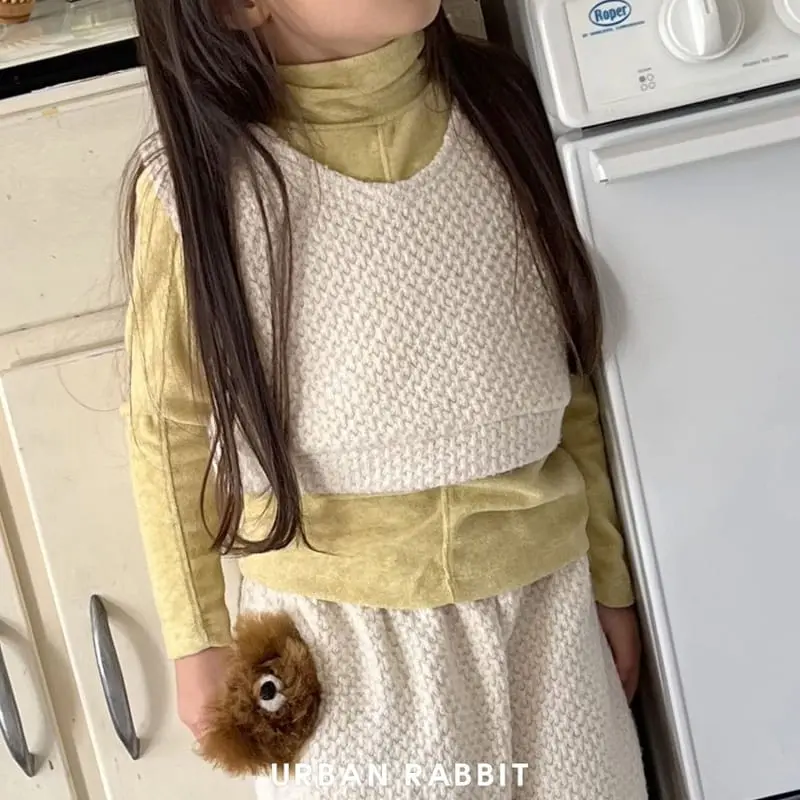 Urban Rabbit - Korean Children Fashion - #childrensboutique - Latte Vest - 9