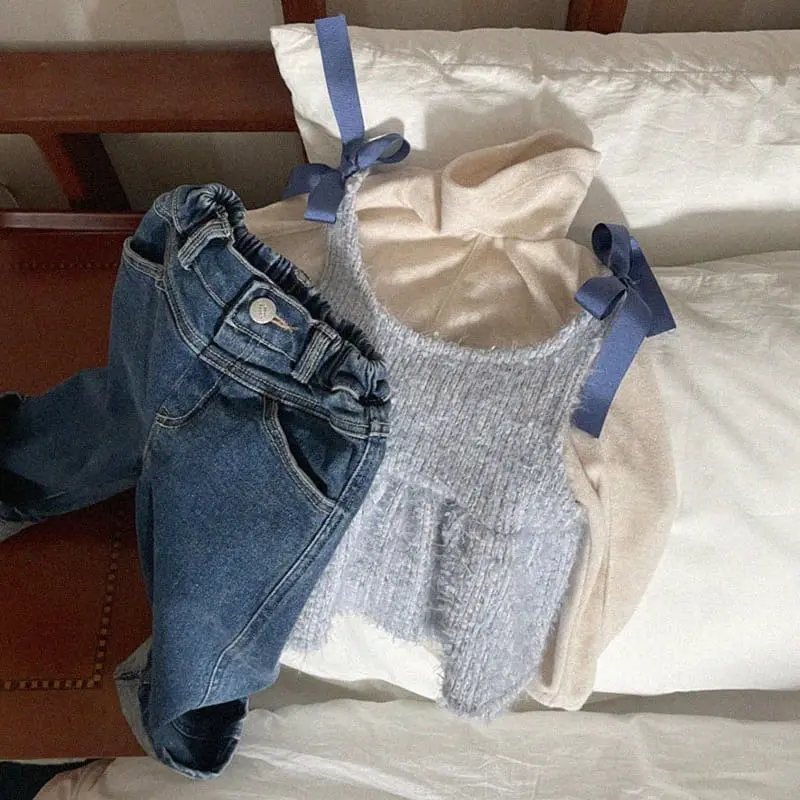 Urban Rabbit - Korean Children Fashion - #childrensboutique - Bear Slit Turtleneck Tee - 6