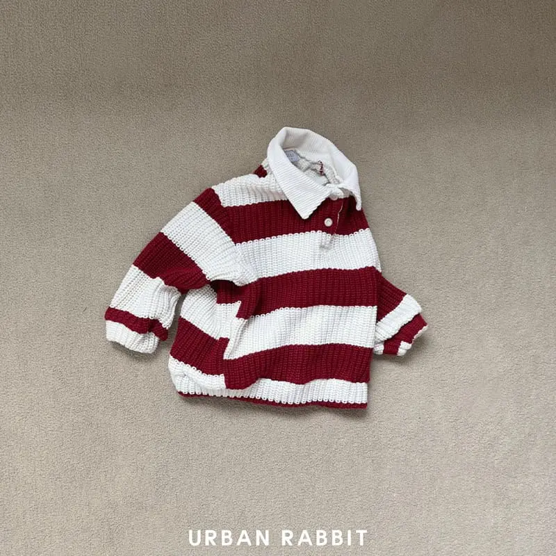 Urban Rabbit - Korean Children Fashion - #childrensboutique - Knit Collar Ling Tee - 2