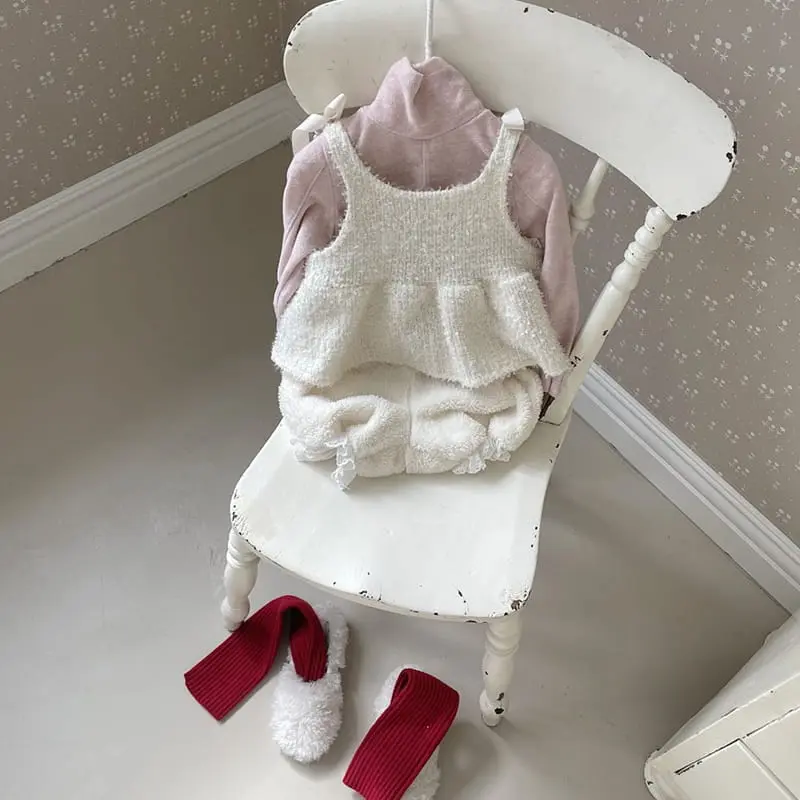 Urban Rabbit - Korean Children Fashion - #designkidswear - Bear Slit Turtleneck Tee - 7