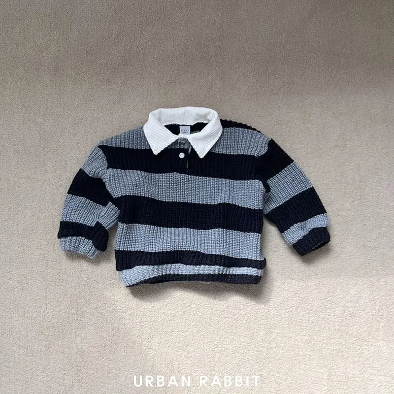 Urban Rabbit - Korean Children Fashion - #designkidswear - Knit Collar Ling Tee - 3