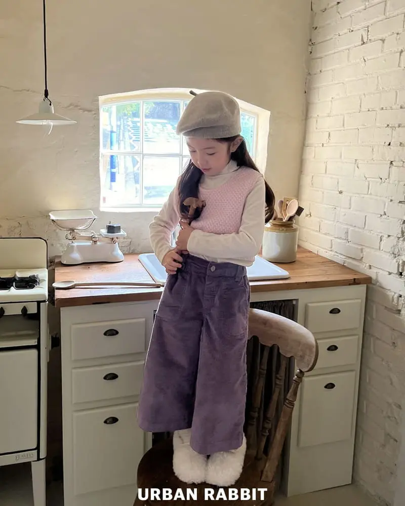 Urban Rabbit - Korean Children Fashion - #discoveringself - Latte Vest - 11
