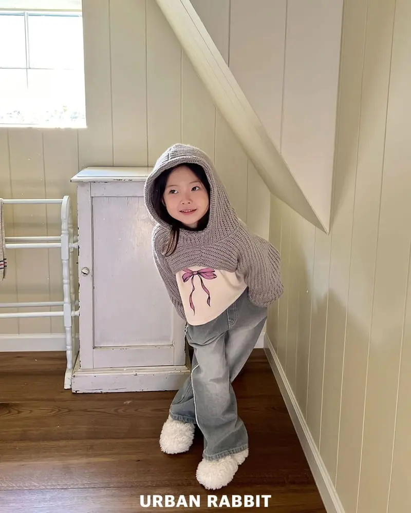 Urban Rabbit - Korean Children Fashion - #kidsshorts - Velvet Crop Tee - 3