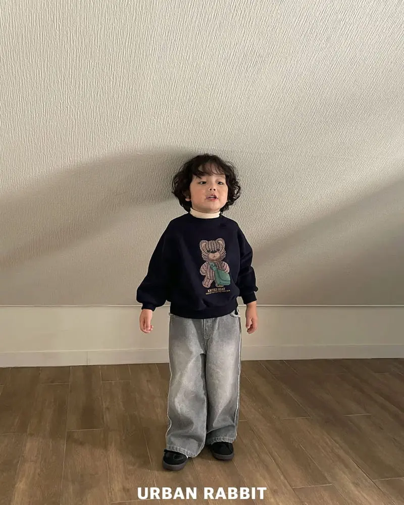 Urban Rabbit - Korean Children Fashion - #kidsstore - Deggi Fleece Jeans - 12