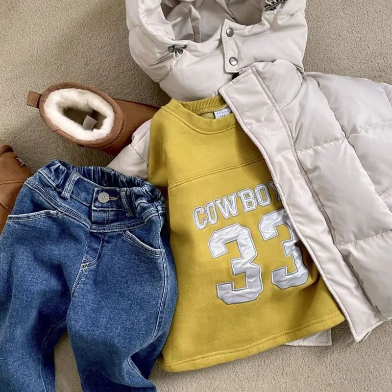 Urban Rabbit - Korean Children Fashion - #kidsstore - Cow Boy Sweatshirt - 6