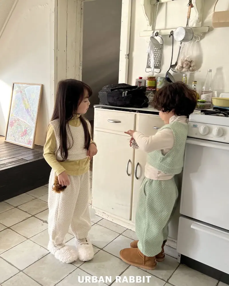 Urban Rabbit - Korean Children Fashion - #littlefashionista - Latte Vest