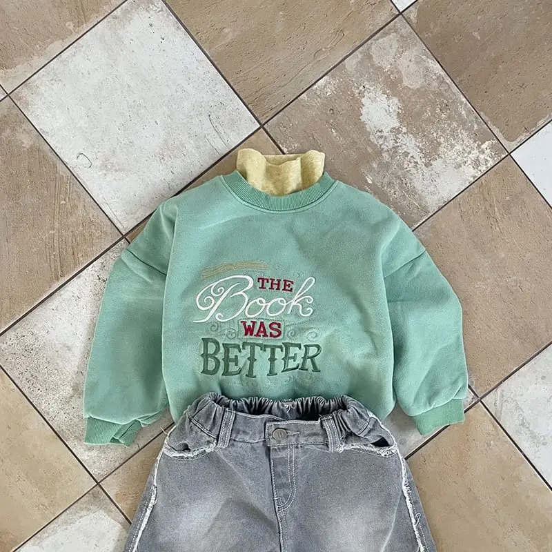 Urban Rabbit - Korean Children Fashion - #littlefashionista - The Book Sweatshirt - 7
