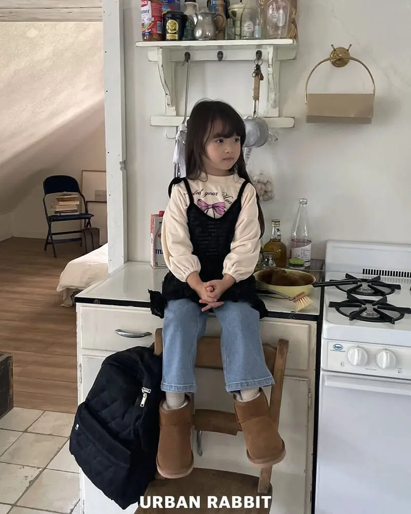 Urban Rabbit - Korean Children Fashion - #magicofchildhood - Velvet Crop Tee - 8