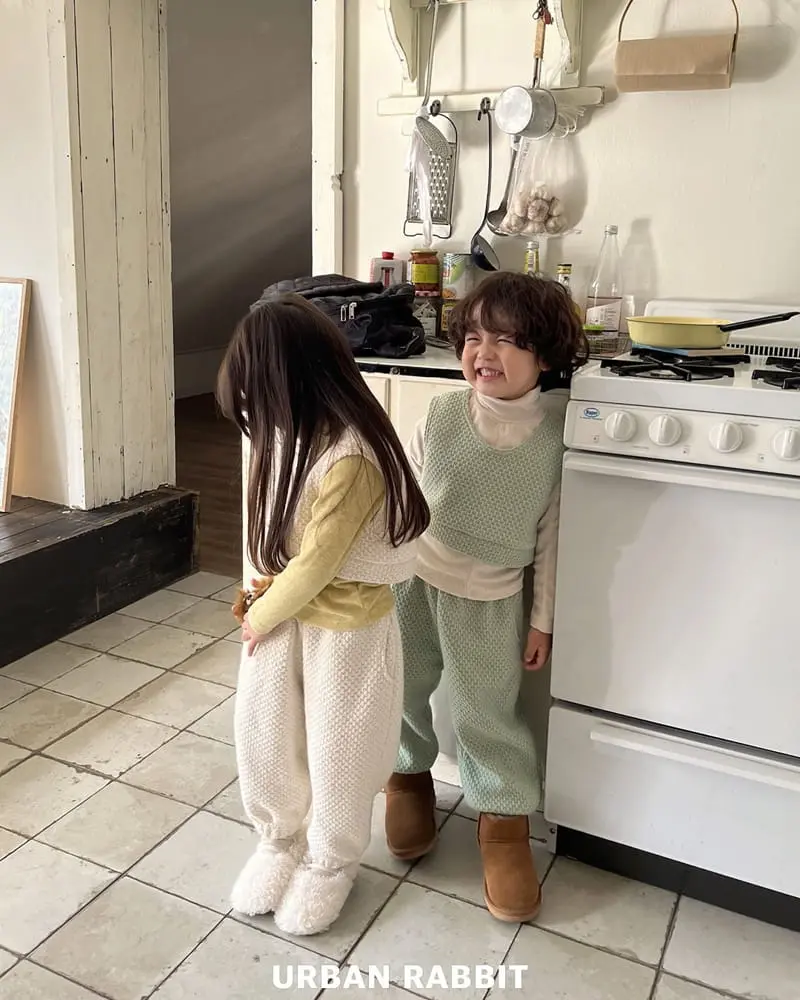 Urban Rabbit - Korean Children Fashion - #magicofchildhood - Latte Vest - 2
