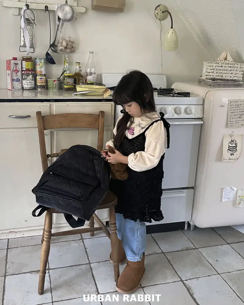 Urban Rabbit - Korean Children Fashion - #minifashionista - Velvet Crop Tee - 9