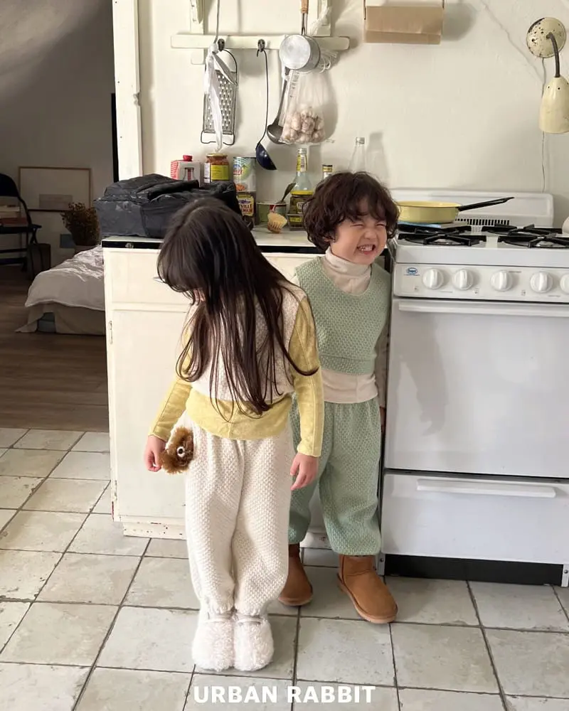 Urban Rabbit - Korean Children Fashion - #minifashionista - Latte Vest - 3