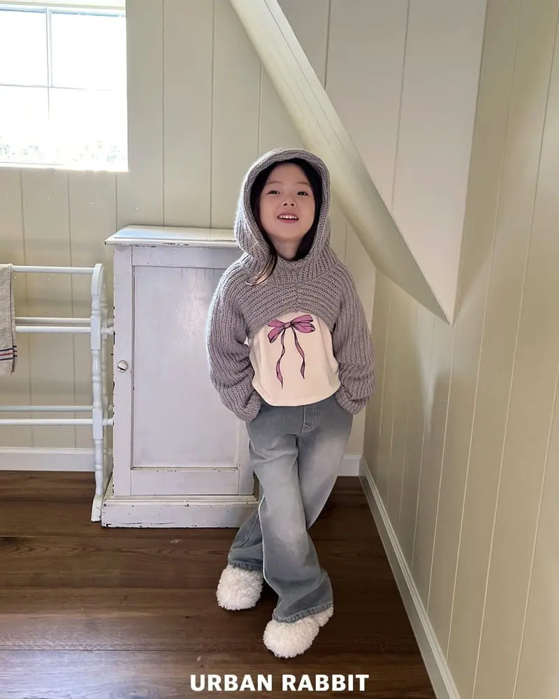 Urban Rabbit - Korean Children Fashion - #minifashionista - Deggi Fleece Jeans - 4