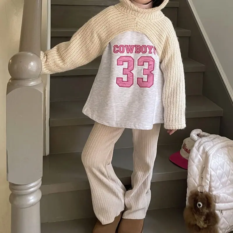 Urban Rabbit - Korean Children Fashion - #prettylittlegirls - Cow Boy Sweatshirt - 12