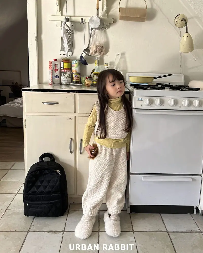 Urban Rabbit - Korean Children Fashion - #stylishchildhood - Latte Vest - 7