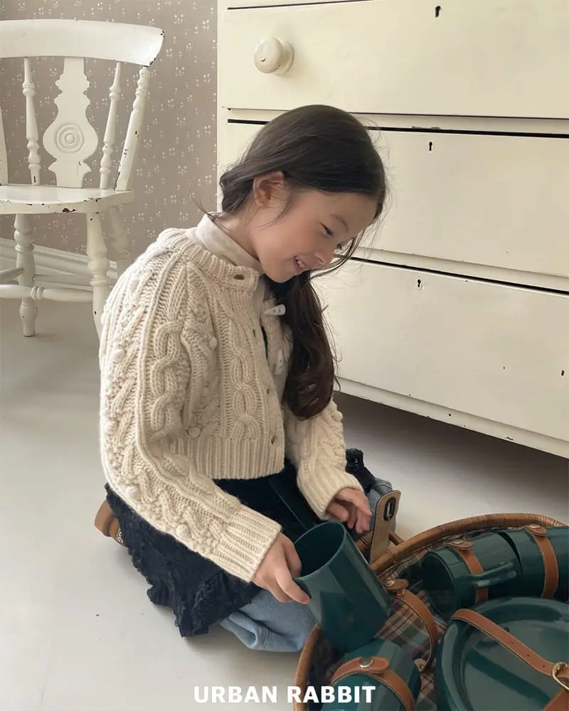 Urban Rabbit - Korean Children Fashion - #stylishchildhood - Twist Cardigan - 11