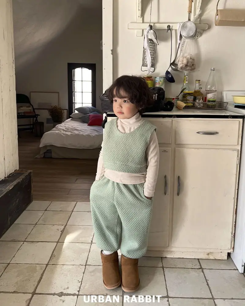 Urban Rabbit - Korean Children Fashion - #toddlerclothing - Latte Vest - 6