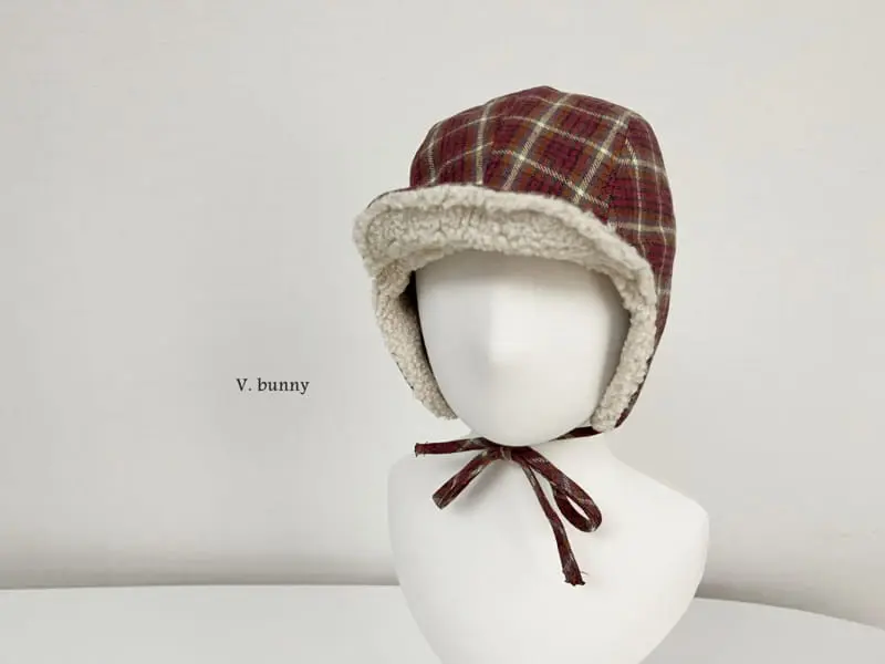 V Bunny - Korean Children Fashion - #Kfashion4kids - Check Hat - 9