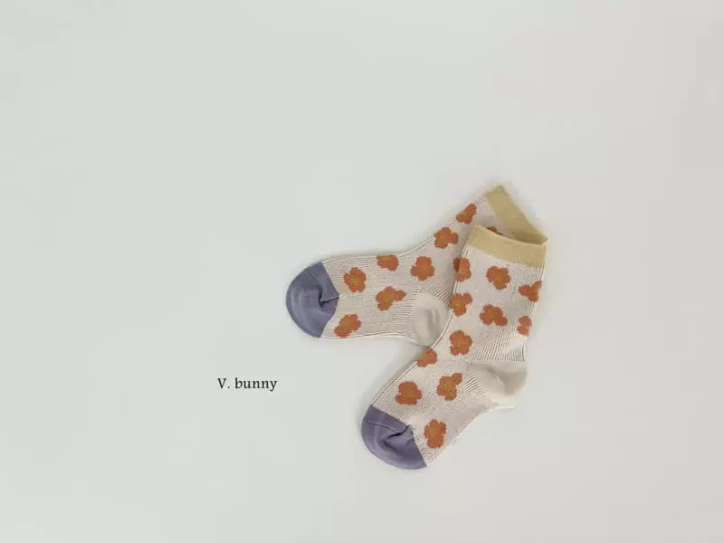 V Bunny - Korean Children Fashion - #childofig - Iris Socks Set - 7