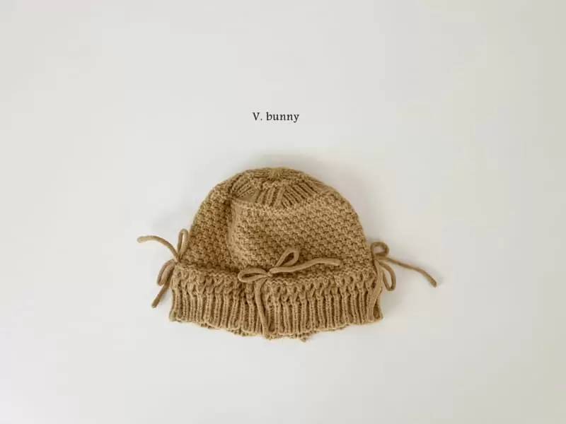 V Bunny - Korean Children Fashion - #fashionkids - Ribbon beanie 56~58cm - 5