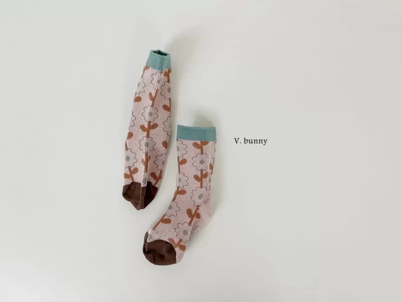 V Bunny - Korean Children Fashion - #kidsshorts - V V Socks Set - 7