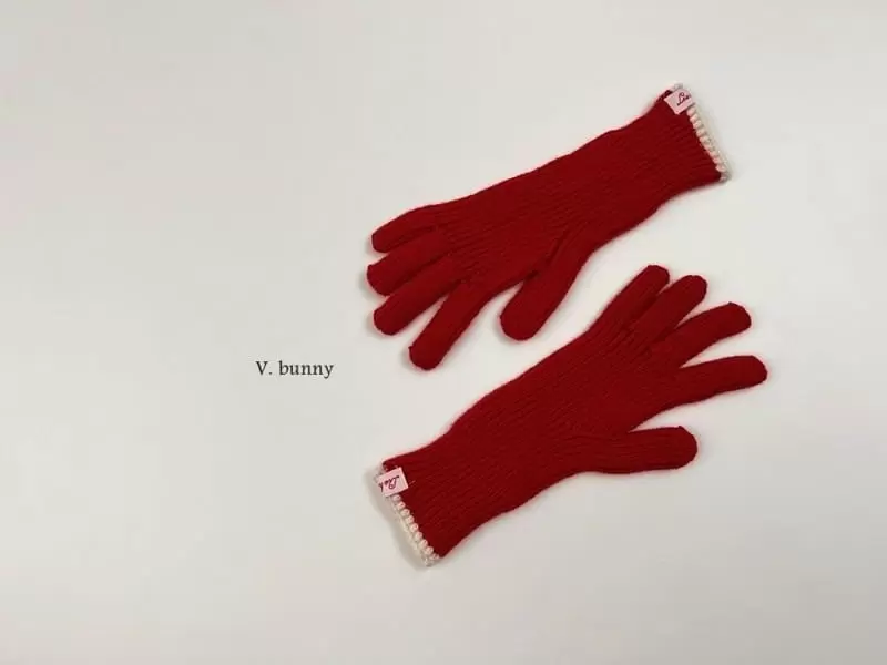 V Bunny - Korean Children Fashion - #littlefashionista - Two Tone Gloves with Mom - 7