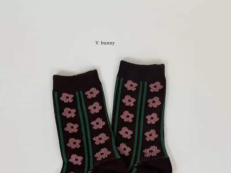 V Bunny - Korean Children Fashion - #minifashionista - Magaret Socks Set - 10