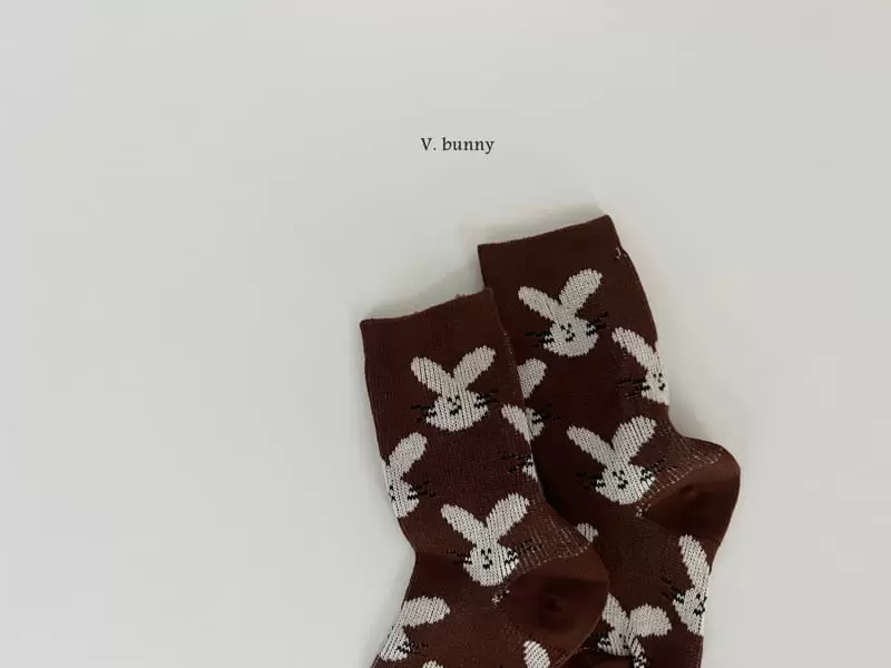 V Bunny - Korean Children Fashion - #minifashionista - Ddogeng Socks Set - 9