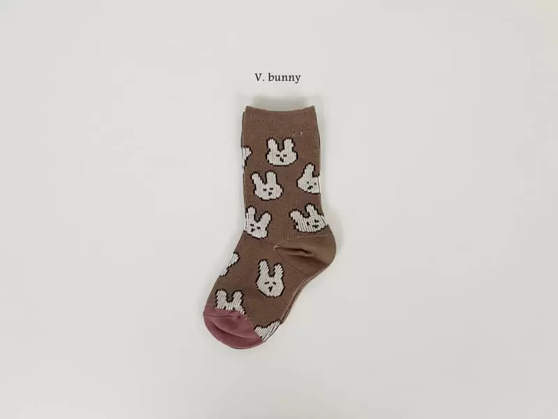V Bunny - Korean Children Fashion - #prettylittlegirls - Yoyo Socks Set - 5