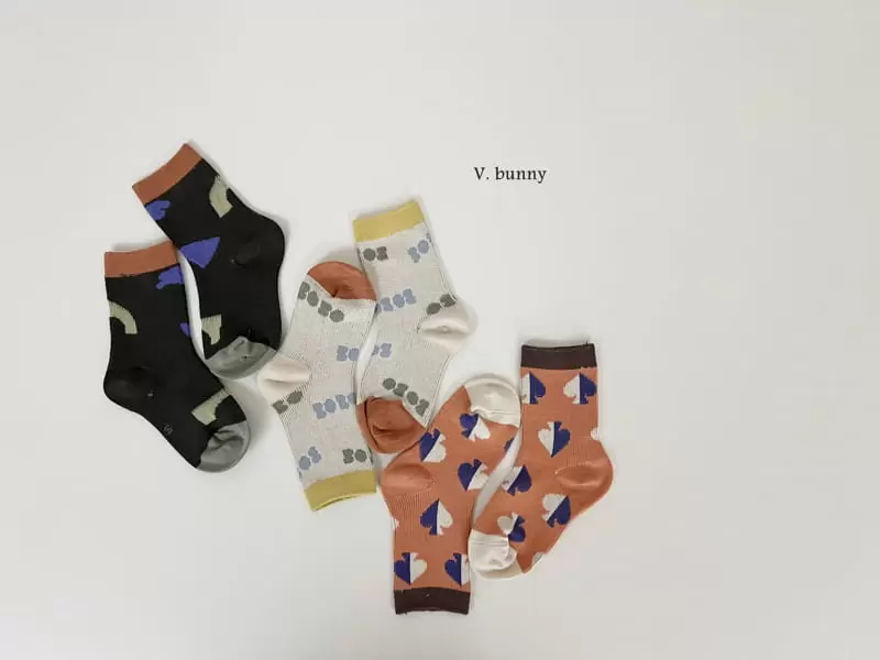 V Bunny - Korean Children Fashion - #prettylittlegirls - Space Socks Set
