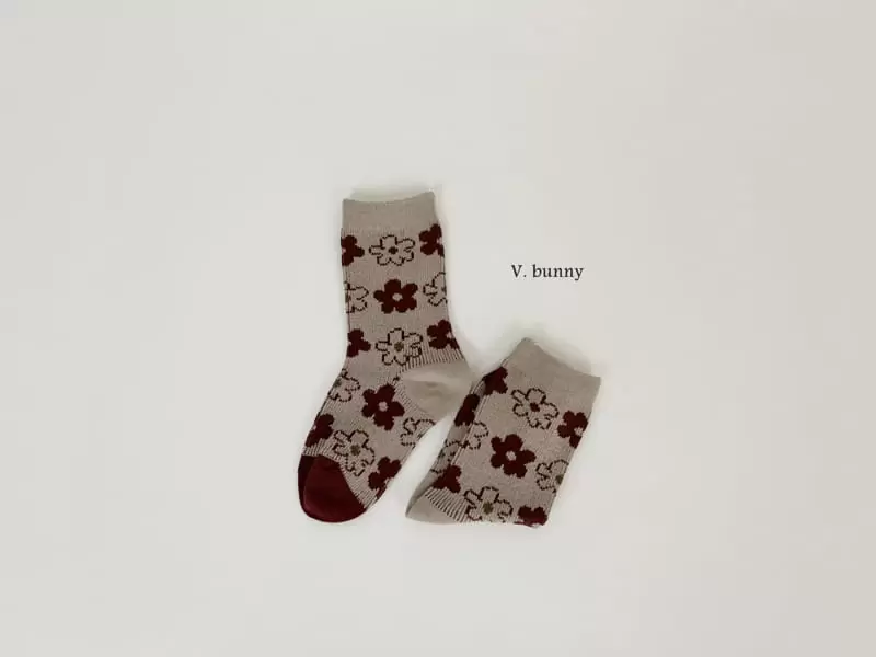 V Bunny - Korean Children Fashion - #prettylittlegirls - Ddogeng Socks Set - 10