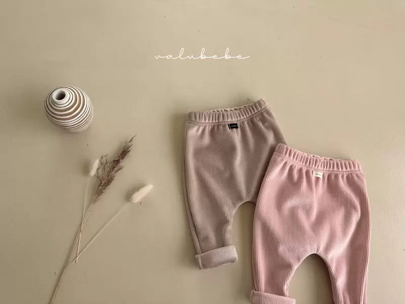 Valu Bebe - Korean Baby Fashion - #babyfashion - Fluffy Rib Leggings - 5