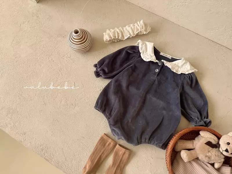 Valu Bebe - Korean Baby Fashion - #babyfashion - Sera Veloure Bodysuit - 12