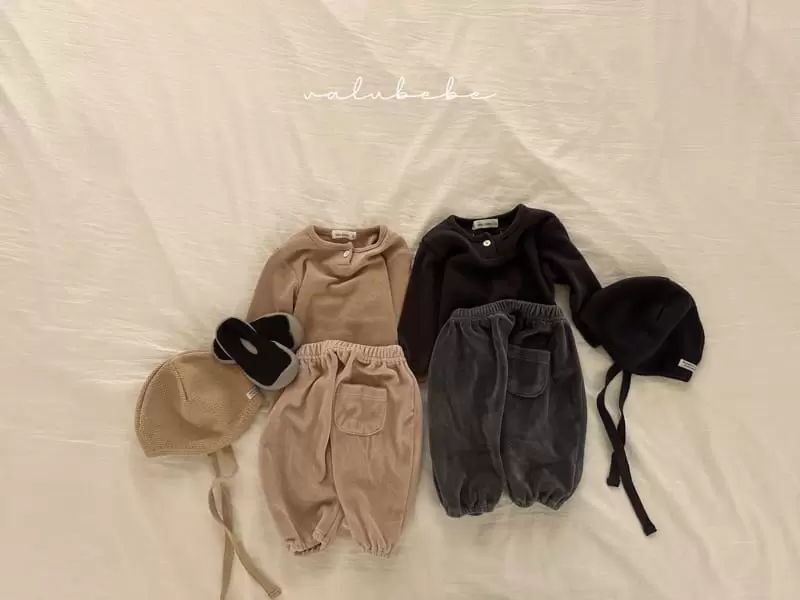 Valu Bebe - Korean Baby Fashion - #babyfashion - Veloure Baggy Pants