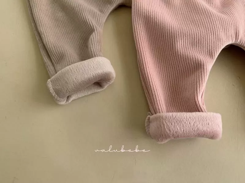 Valu Bebe - Korean Baby Fashion - #babyfever - Fluffy Rib Leggings - 6