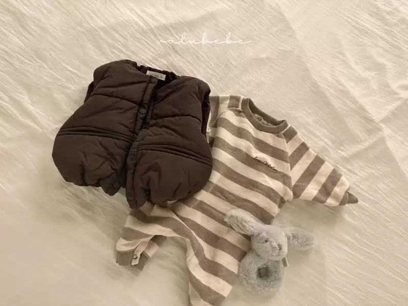 Valu Bebe - Korean Baby Fashion - #babyfever - ST Fleece Bodysuit - 5