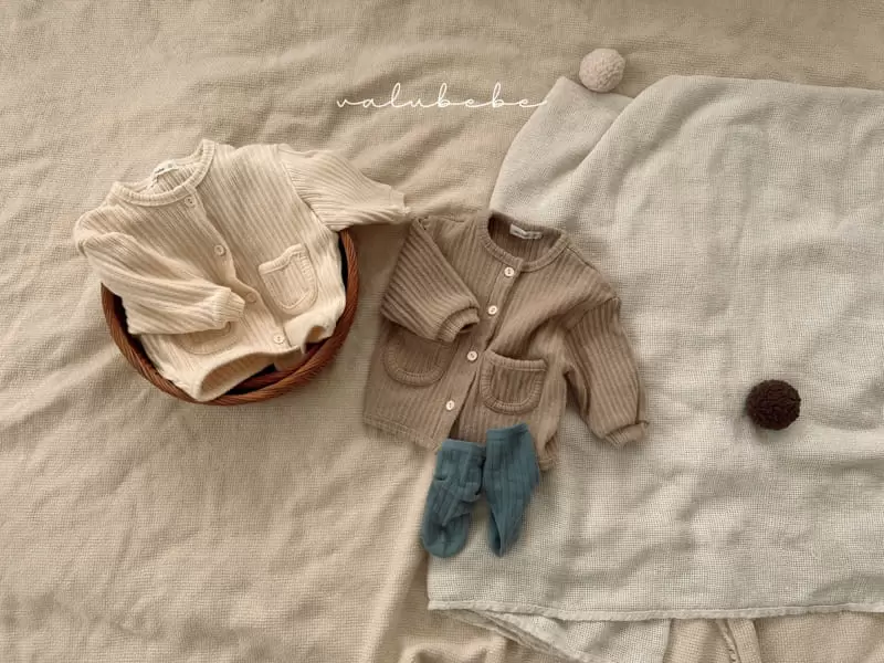 Valu Bebe - Korean Baby Fashion - #babyfever - Cozy Rib Cardigan - 10