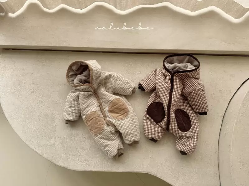 Valu Bebe - Korean Baby Fashion - #babyfever - Check Bodysuit - 11