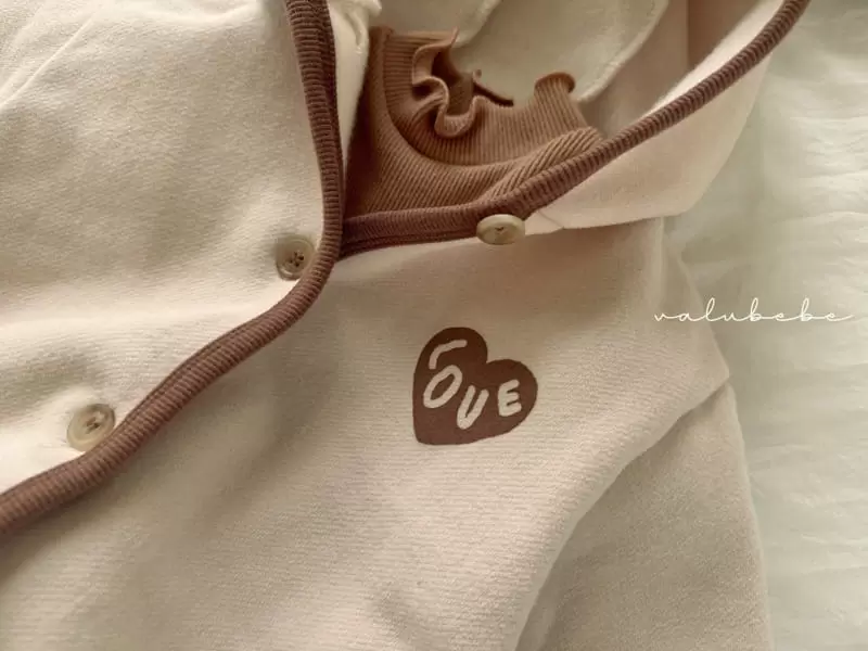 Valu Bebe - Korean Baby Fashion - #babygirlfashion - Heart Rabbit Bodysuit - 3