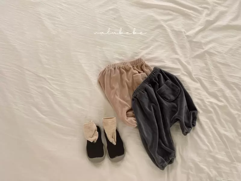 Valu Bebe - Korean Baby Fashion - #babygirlfashion - Veloure Baggy Pants - 3