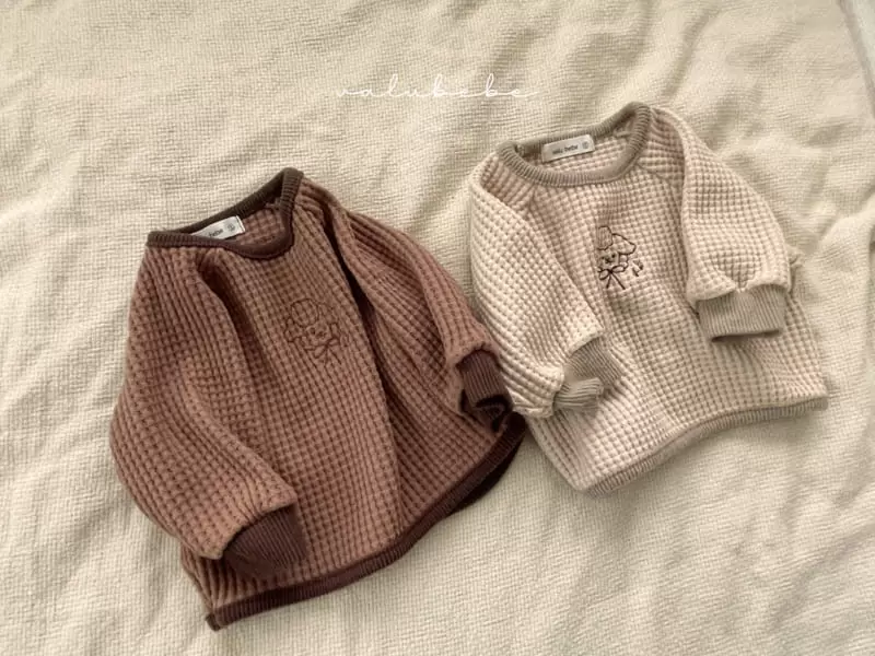 Valu Bebe - Korean Baby Fashion - #babylifestyle - Waffle Embrodiery Tee - 11