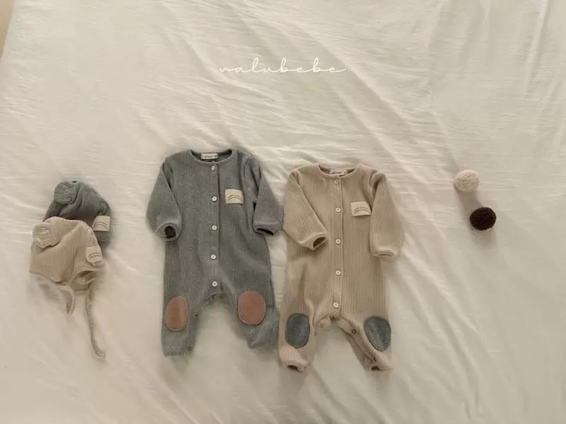 Valu Bebe - Korean Baby Fashion - #babylifestyle - Rib Bbang Dduck Bodysuit - 6