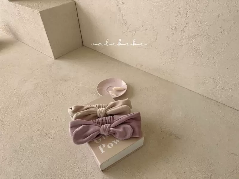 Valu Bebe - Korean Baby Fashion - #babylifestyle - Veloure Ribbon Hairband - 2