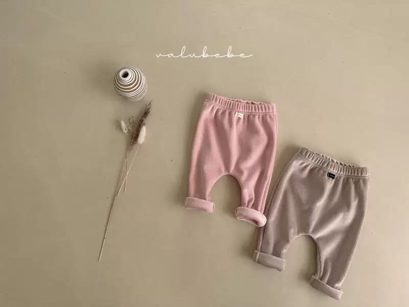 Valu Bebe - Korean Baby Fashion - #babyoninstagram - Fluffy Rib Leggings - 9