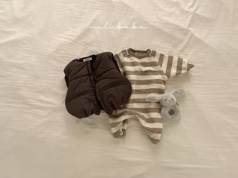Valu Bebe - Korean Baby Fashion - #babyoninstagram - Embo Padding Vest - 9