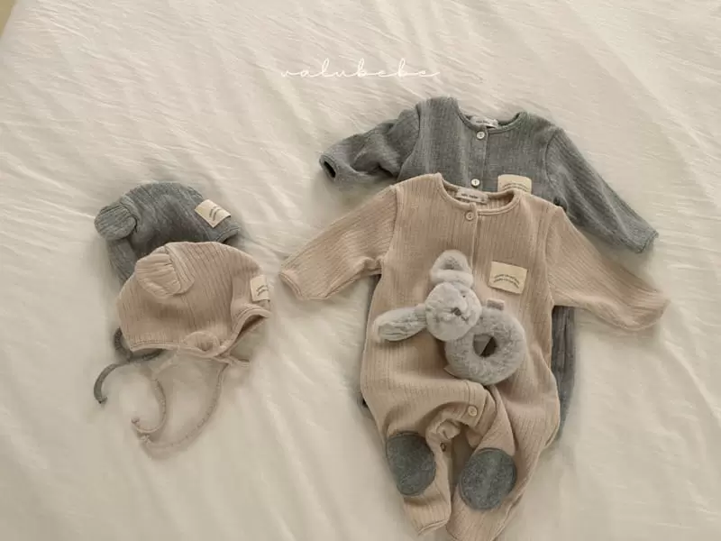 Valu Bebe - Korean Baby Fashion - #babyoninstagram - Rib Ears Bonnet - 2