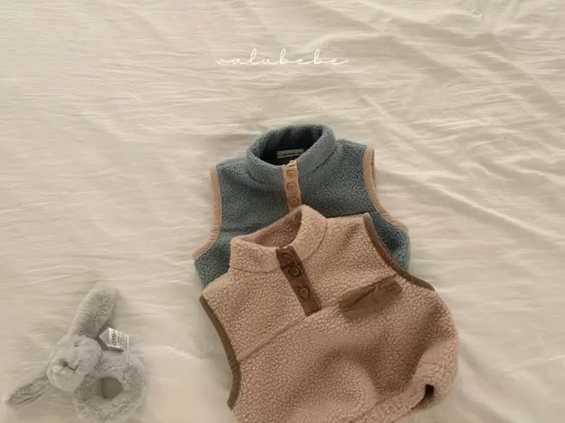 Valu Bebe - Korean Baby Fashion - #babyoninstagram - Dumble Half Button Vest - 2