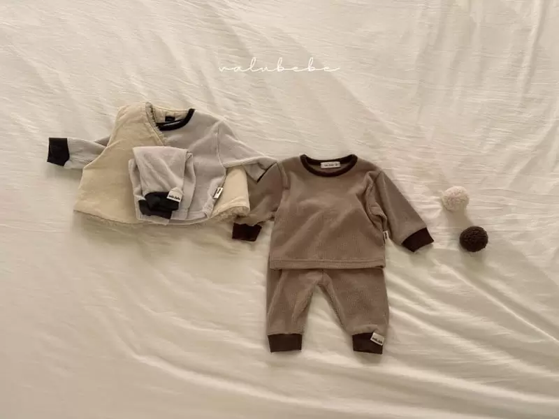 Valu Bebe - Korean Baby Fashion - #babyoninstagram - Basic Rib Top Bottom Set - 7
