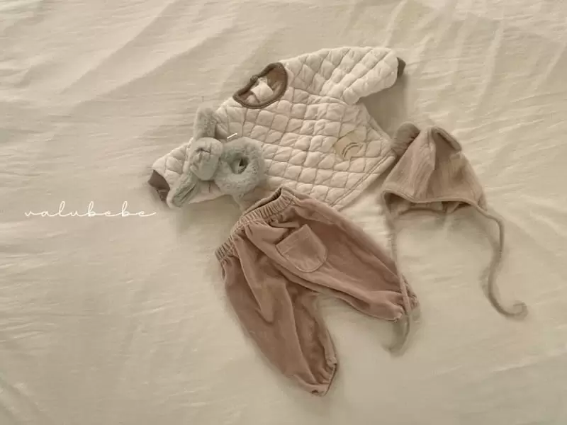 Valu Bebe - Korean Baby Fashion - #babyoninstagram - Veloure Baggy Pants - 5