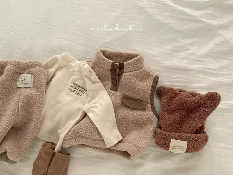 Valu Bebe - Korean Baby Fashion - #babyootd - Dumble Half Button Vest - 4